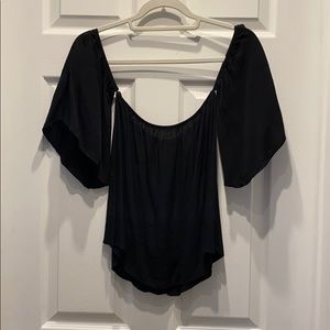 Flowy black blouse